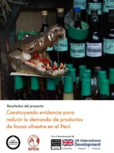 Construyendo evidencia para reducir la demanda de productos de fauna silvestre en el Perú