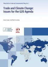 Trade and climate change: issues for the G20 agenda