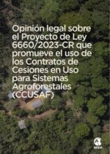 Icon of Opinión legal sobre el Proyecto de Ley N° 6660/2023-CR que promueve el uso de los Contratos de Cesiones en Uso para Sistemas Agroforestales - (CCUSAF).